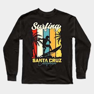 Surfing | Santa Cruz California Long Sleeve T-Shirt